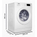 Washing Machine: Whirlpool 7.0 Kg Inverter Fully-Automatic Front Loading Washing Machine (FRESH CARE  7212, White)